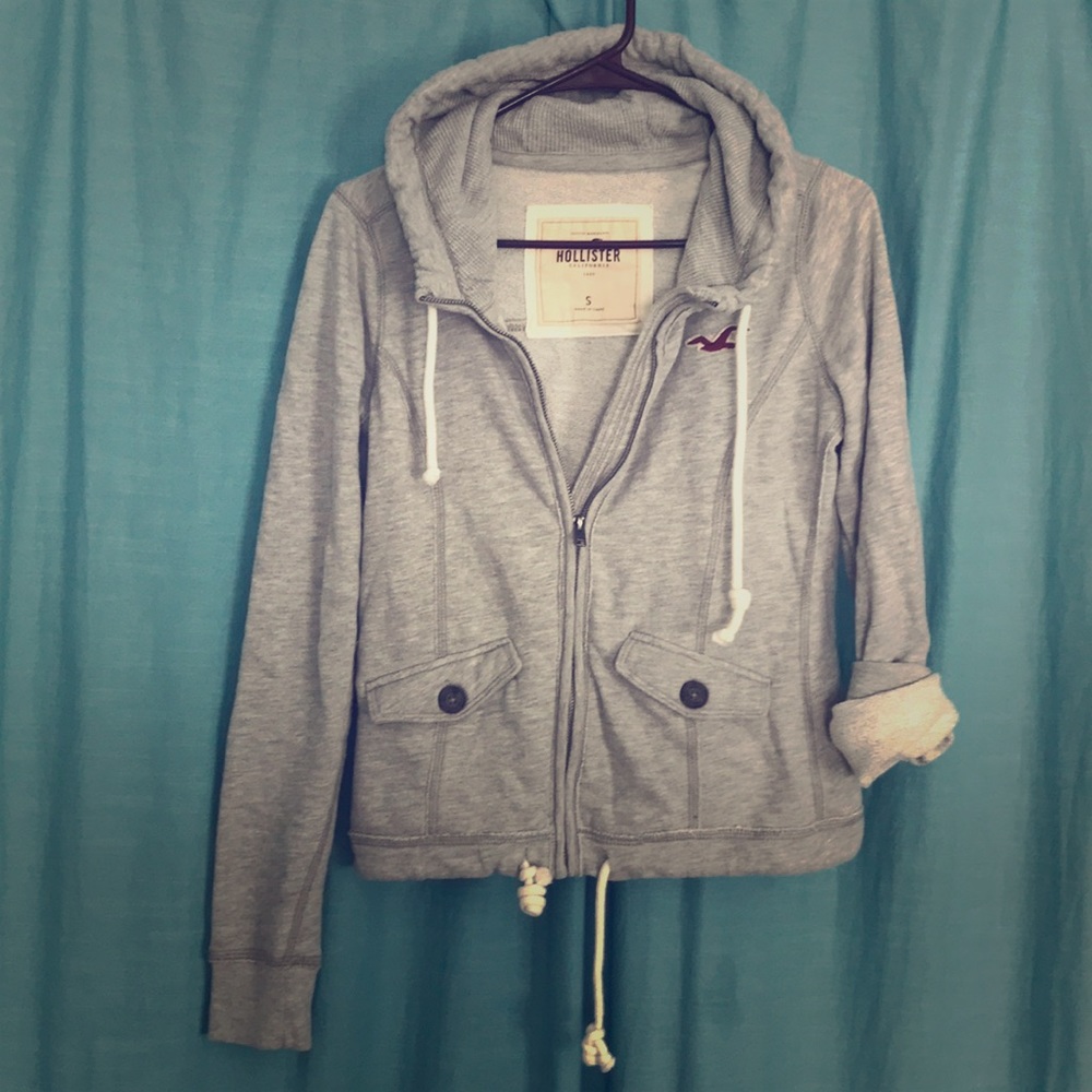 Hollister full zip hoodie - SM